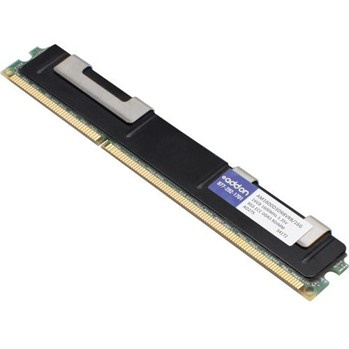 AddOn AM1600D3DR8VRB/16G x1 JEDEC Standard Factory Original 16GB DDR3-1600MHz Registered ECC Dual Rank x8 1.35V 240-pin CL11 Very Low Profile RDIMM