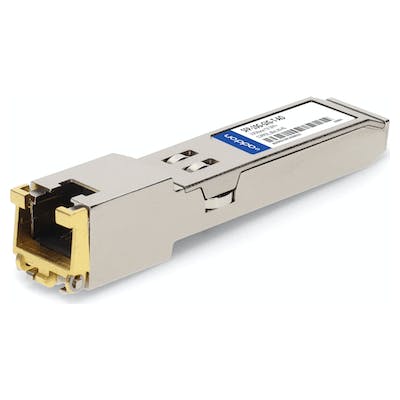 AddOn Alcatel-Lucent Nokia SFP-10G-GIG-T Compatible TAA Compliant 100/1000/10000Base-TX SFP+ Transceiver (Copper, 30m, RJ-45) SFP-10G-GIG-T-AO