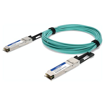 AddOn Juniper Networks Compatible TAA Compliant 40GBase-AOC QSFP+ to QSFP+ Direct Attach Cable (850nm, MMF, 10m) JNP-40G-AOC-10M-AO