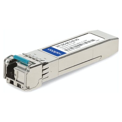 AddOn MSA and TAA Compliant 10GBase-BX SFP+ Transceiver (SMF, 1330nmTx/1270nmRx, 60km, LC, DOM) SFP-10GB-BX-D-60-AO