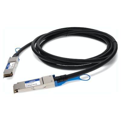 AddOn MSA and TAA Compliant 56GBase-CU QSFP+ to QSFP+ Direct Attach Cable (Passive Twinax, 3m) QSFP-56G-PDAC3M-AO