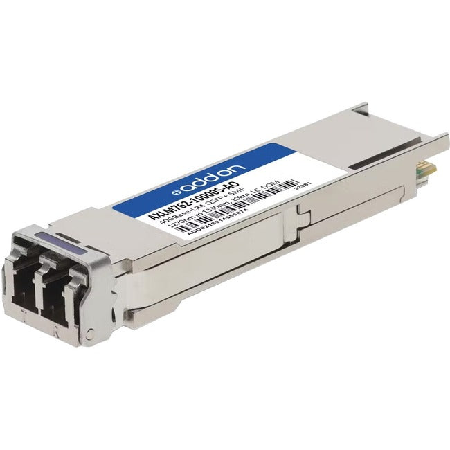 AddOn Netgear AXLM762-10000S Compatible TAA 40GBase-LR4 QSFP+ Transceiver (SMF, 1270nm to 1330nm, 10km, LC, DOM) AXLM762-10000S-AO