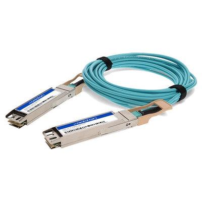 Addon Networks Aoc-O-O-400G-6M-Ao Infiniband Cable Osfp Aqua Colour, Silver