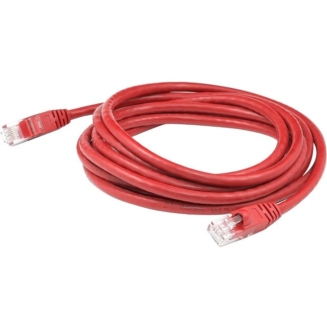 Addon - Patch Cable - Rj-45 (M) To Rj-45 (M) - 8 Ft - Utp - Cat 6 - Red
