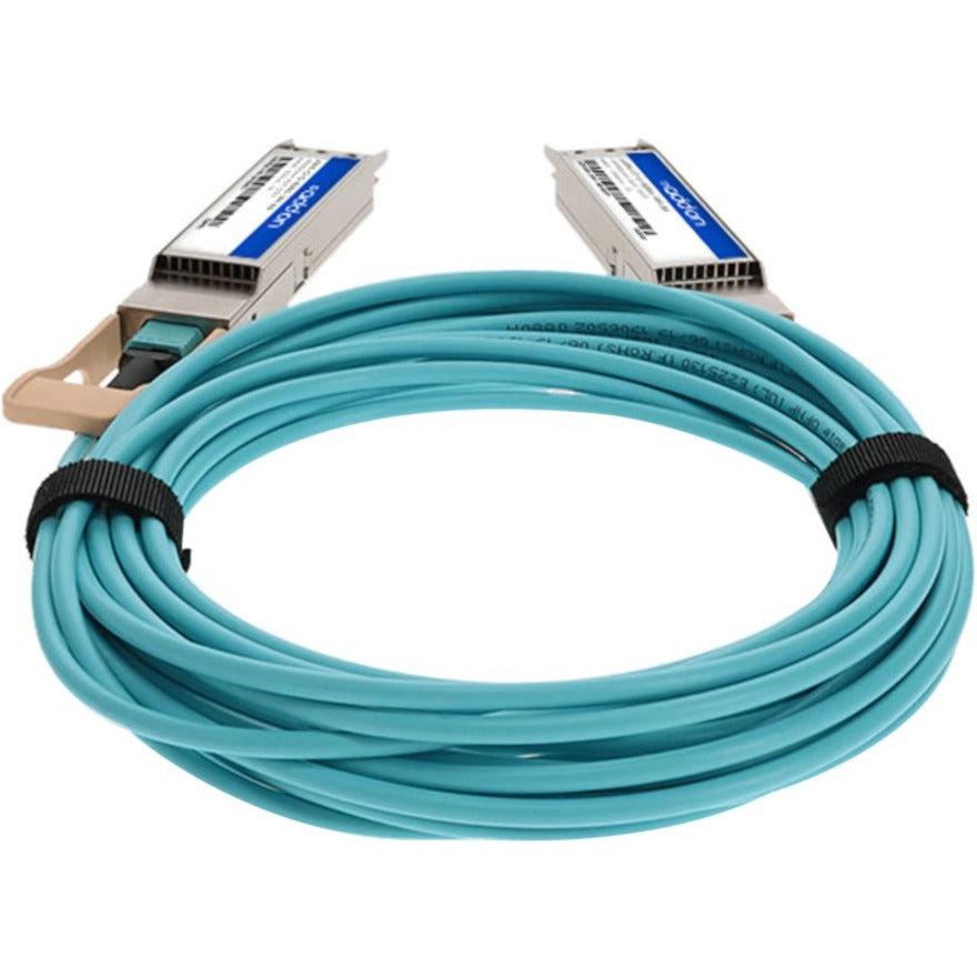 Addon Networks Aoc-O-O-400G-1M-Ao Fibre Optic Cable Om3 Aqua Colour