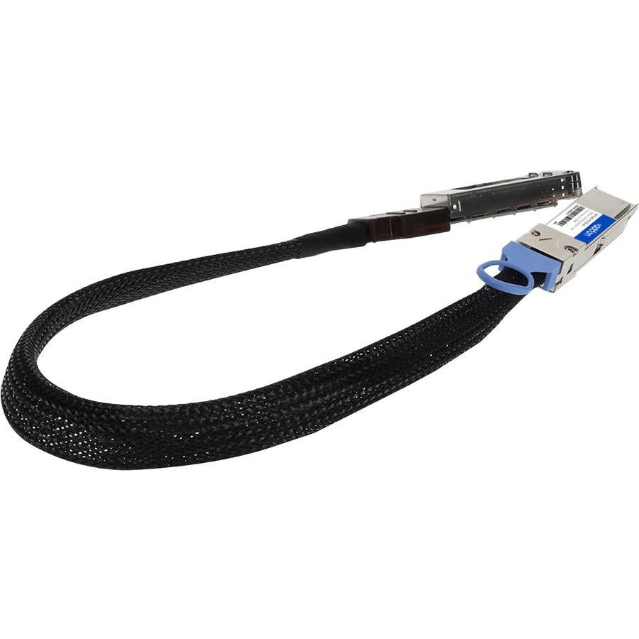 Addon Networks Qsfp-100G-Ext22Cm-Ao Infiniband Cable 0.22 M Qsfp28 Black