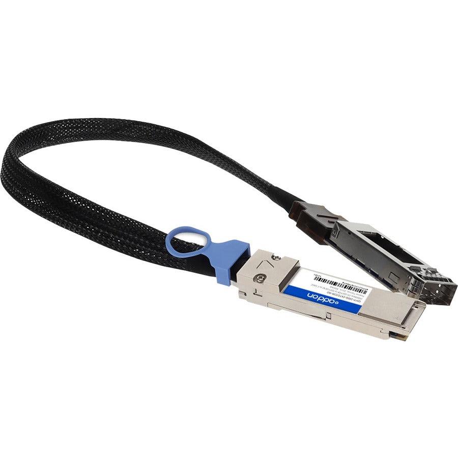 Addon Networks Qsfp-100G-Ext22Cm-Ao Infiniband Cable 0.22 M Qsfp28 Black