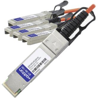 Addon Networks Qsfp-4Sfp-Aoc100M-Ao Infiniband Cable 100 M Qsfp+ 4Xsfp+