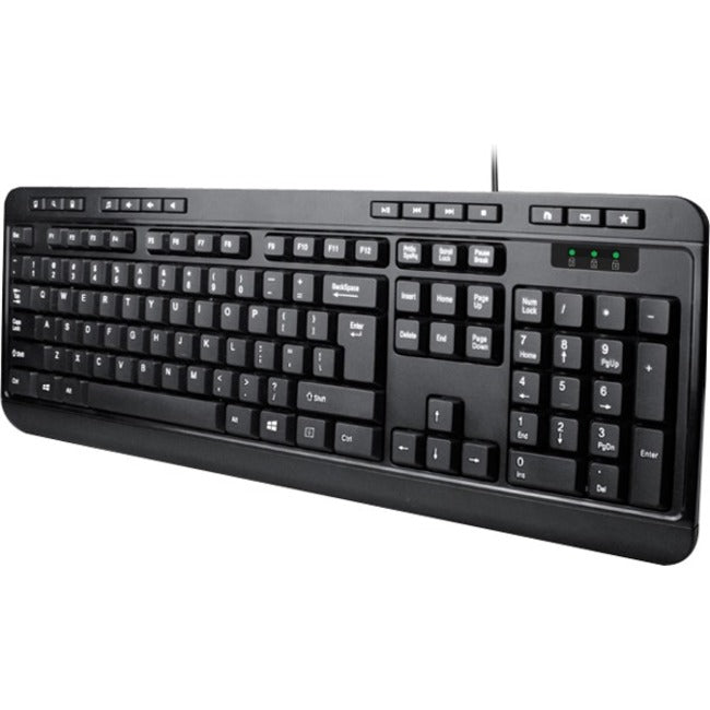 Adesso Spill-Resistant Multimedia Desktop Keyboard (Usb)