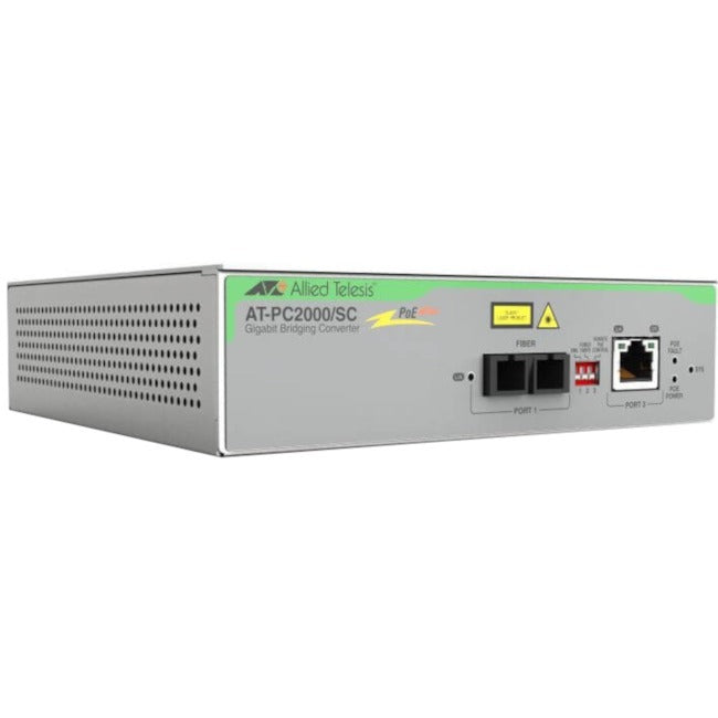 Allied Telesis PC2000/SC Transceiver/Media Converter AT-PC2000/SC-960