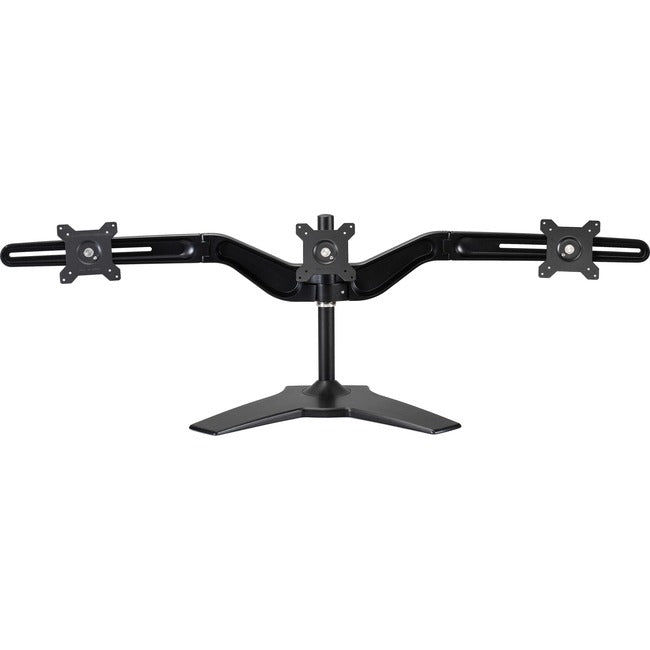 Amer Mounts Stand Based Triple Monitor Mount for three 15-24" LCD/LED Flat Panel Screens" AMR3S