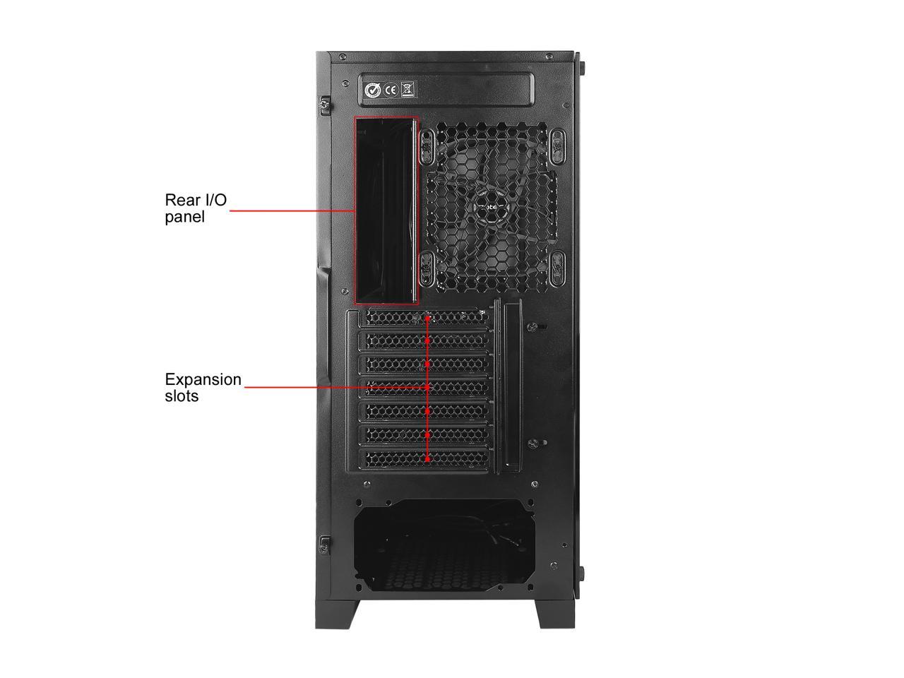Antec Dark Avenger Da601 E-Atx Mid Tower Case/Argb Motherboard Sync/Tempered Glass/Prizm 120 Argb Fan Included