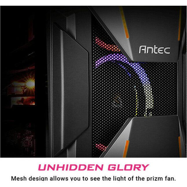 Antec Dark Avenger Da601 E-Atx Mid Tower Case/Argb Motherboard Sync/Tempered Glass/Prizm 120 Argb Fan Included