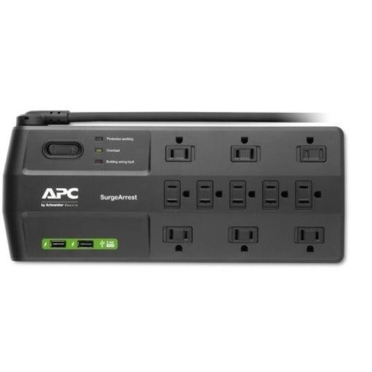 Apc P11U2 Performance Surgearrest 11-Outlet/ 120V/ 8 Ft/ 2880 Joules Surge Protector W/ 2X Usb Charging Ports