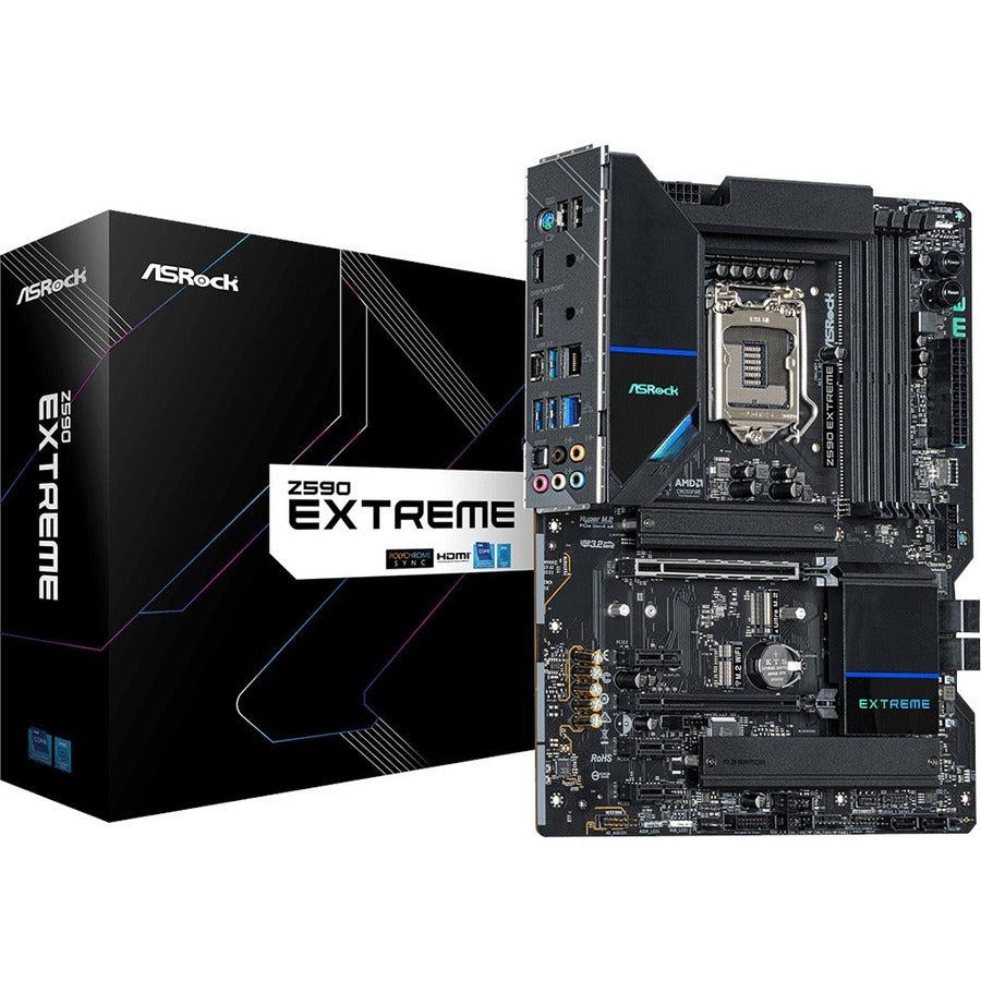 Asrock Z590 Extreme Lga 1200 Intel Z590 Sata 6Gb/S Atx Intel Motherboard