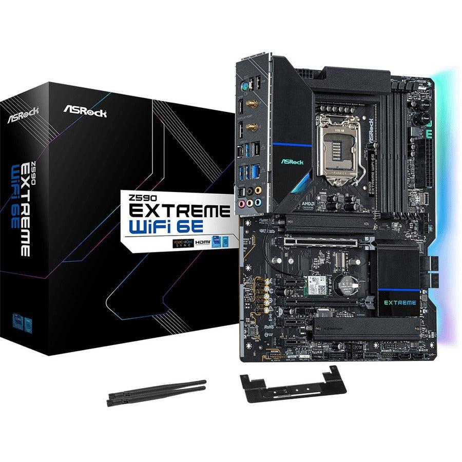 Asrock Z590 Extreme Wifi 6E Lga 1200 Intel Z590 Sata 6Gb/S Atx Intel Motherboard