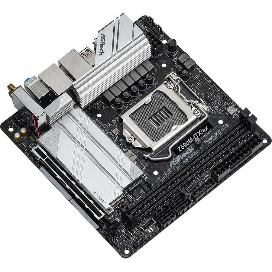 Asrock Z590M-Itx/Ax Lga 1200 Intel Z590 Sata 6Gb/S Mini Itx Intel Motherboard