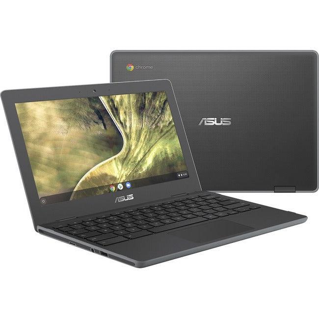 Asus Chromebook C204 C204MA-YZ02-GR 11.6 Rugged Chromebook - HD - Intel Celeron N4020 - 4 GB - 32 GB Flash Memory - Dark Gray