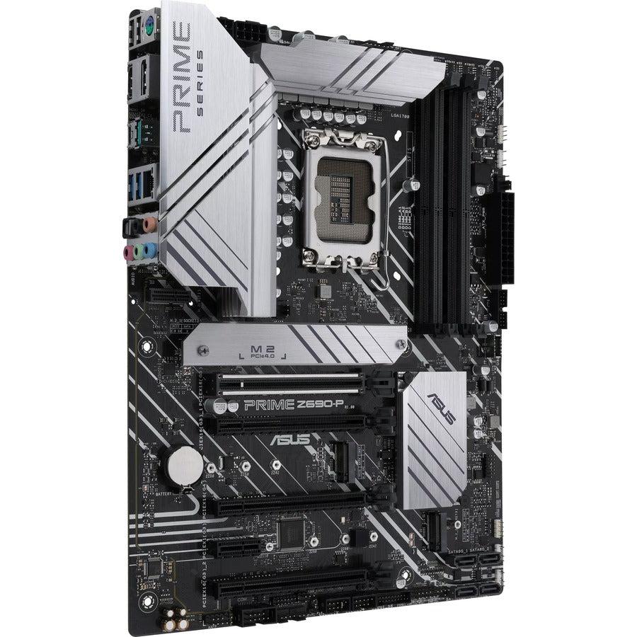 Asus Prime Z690-P Desktop Motherboard - Intel Z690 Chipset - Socket LGA-1700 - Intel Optane Memory Ready - ATX