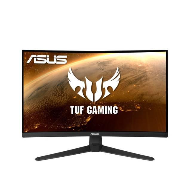 Asus Tuf Gaming Vg24Vq1B 23.8 Inch 3000:1 1Ms Hdmi/Displayport/Earphone Jack Led Non-Glare Curved Gaming Monitor W/ Speakers