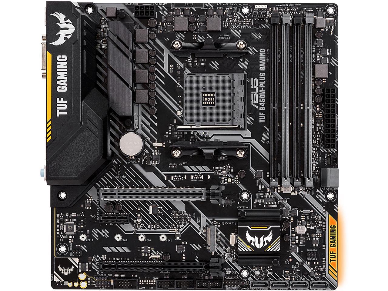 Asus Tuf B450M-Plus Gaming Am4 Amd B450 Sata 6Gb/S Micro Atx