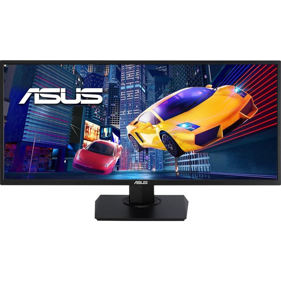 Asus Vp348Qgl 34.0 Inch Ultra-Wide Freesync Hdr Gaming 3,000:1 4Ms Hdmi/Displayport Led Lcd Monitor, W/ Speakers (Black)