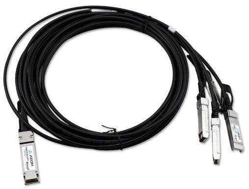 Axiom 10Gb-4-C03-Qsfp-Ax Fibre Optic Cable 3 M Qsfp+ 4X Sfp+ Black