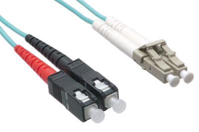 Axiom Axg96707 Fibre Optic Cable 80 M Lc Sc Ofnr Om4 Aqua Colour