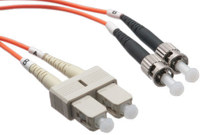 Axiom SC/ST Multimode Duplex OM2 50/125 Fiber Optic Cable 7m SCSTMD5O-7M-AX
