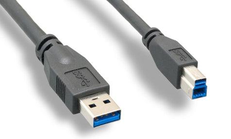 Axiom Usb3Abmm10-Ax Usb Cable 3.04 M Usb 3.2 Gen 1 (3.1 Gen 1) Usb A Usb B Black