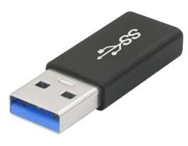Axiom Usba3Musbcf-Ax Cable Gender Changer Usb-A 3.0 Usb-C 3.1 Black