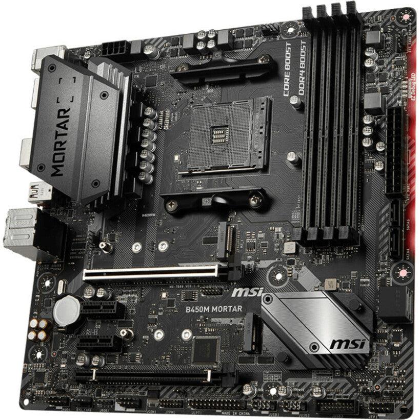 B450M Mortar Am4 Amd B450 Sata 6Gb/S Usb 3.1 Hdmi Amd Motherboard