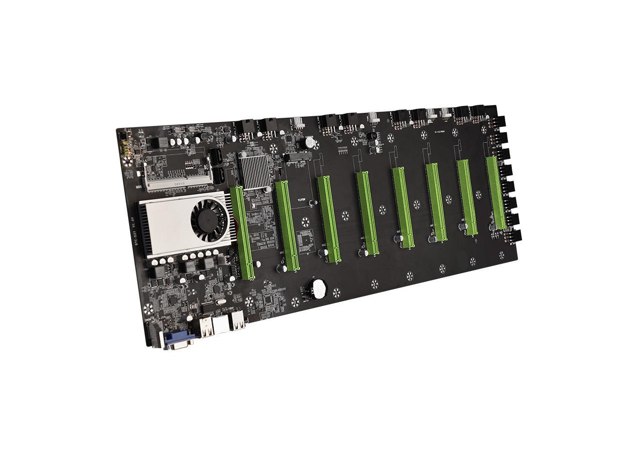 Btc-D37 Miner Motherboard Cpu Set 8 Video Card Slot Ddr3 Memory Integrated Vga Low Power Consumption Exquisite Better Than X99