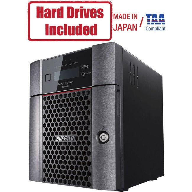 BUFFALO TeraStation 6400DN 32TB Desktop NAS Hard Drives Included + Snapshot TS6400DN3204
