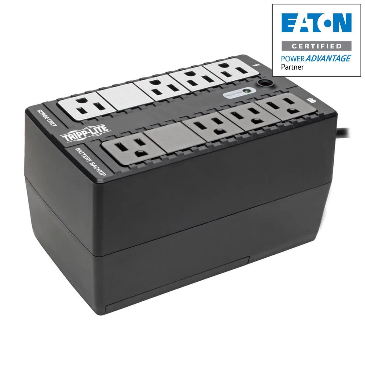 Battery Backup UPS 450VA Desktop Wall Mount Surge Protection | TecISoft BC450