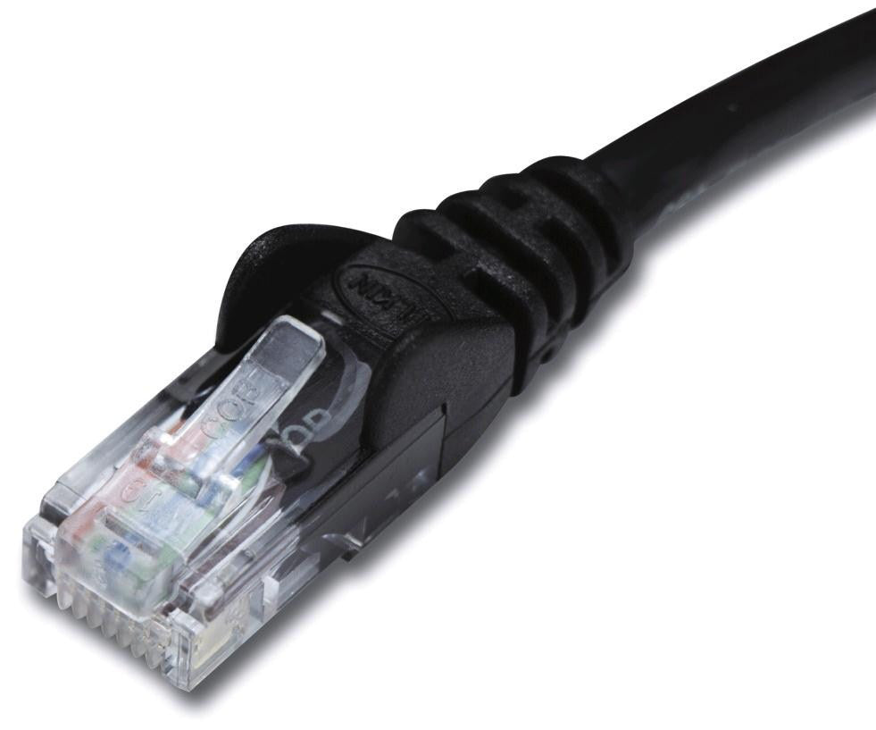 Belkin 0.5 Ft. Cat.5E 700 Utp Networking Cable Black 0.15 M Cat5E