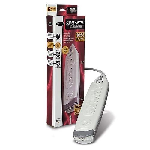 Belkin 7-Outlet Surgemaster® Home Series White 7 Ac Outlet(S) 3.65 M