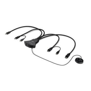 Belkin F1Dn202Flp-Dp-3 Kvm Cable Black 1.8 M