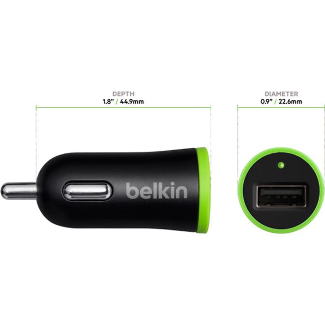 Belkin F8M887Bt04-Blk Mobile Device Charger Black, Green Auto