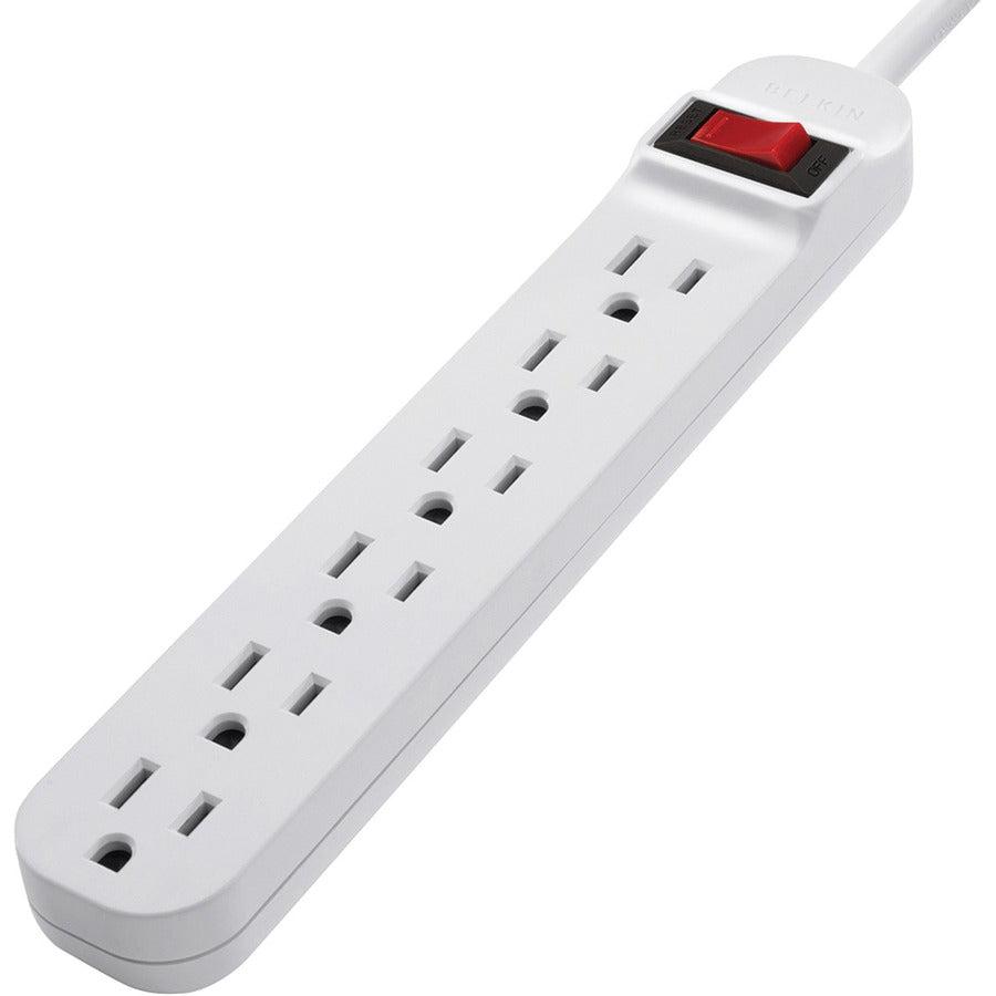 Belkin F9P609-05R-Dp Power Extension 1.5 M 6 Ac Outlet(S) White