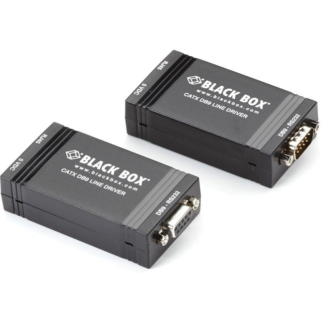 Black Box Async RS232 Extender over CATx - DB9 with Control Signals to Terminal Block ME890A-R2