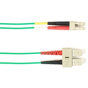 Black Box Fiber Optic Duplex Patch Network Cable FOCMPM4-002M-SCLC-GN