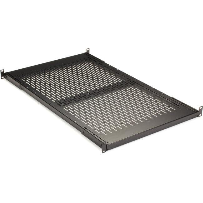 Black Box Fixed Vented Server Shelf, 30"D, For 19" Rails