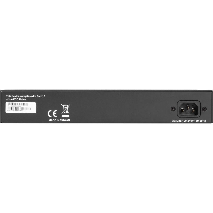 Black Box Gigabit Ethernet Switch - Web Smart Eco Fanless, 18-Port LGB2118A-R2