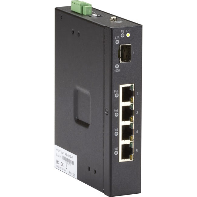 Black Box Industrial Unmanaged Gigabit Ethernet Switch LIE401A