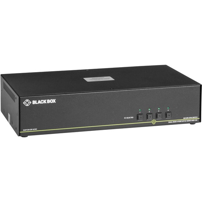 Black Box KVM Switchbox with CAC SS4P-DH-DP-UCAC