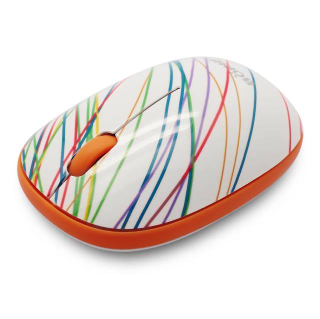 Bornd E220 Wireless 2.4Ghz Optical Mouse (Slim-Rainbow)