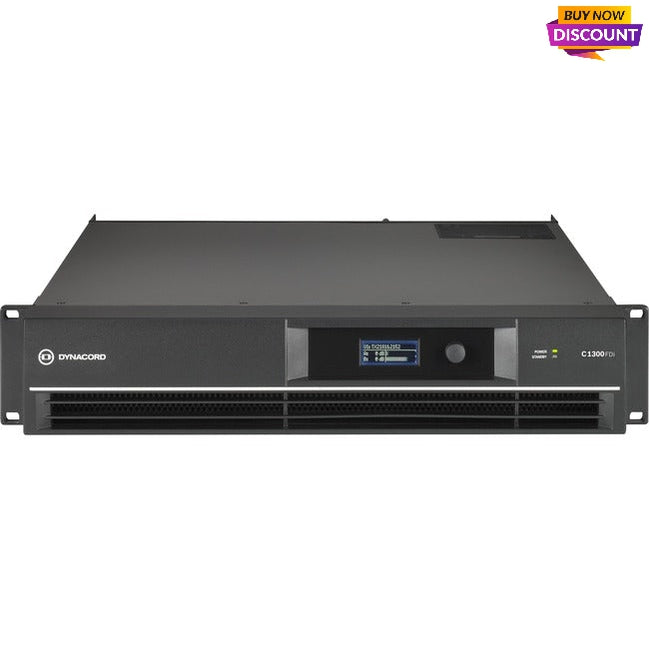 Bosch C1300FDi Amplifier - 1300 W RMS - 2 Channel - Black C1300FDI-US