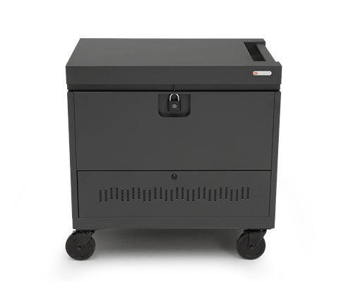 Bretford Cube Toploader Portable Device Management Cart Black