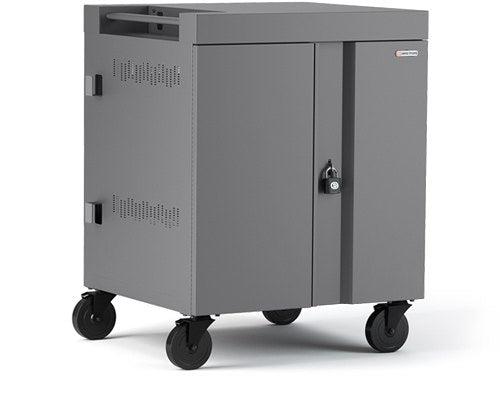 Bretford Cube Portable Device Management Cart Platinum